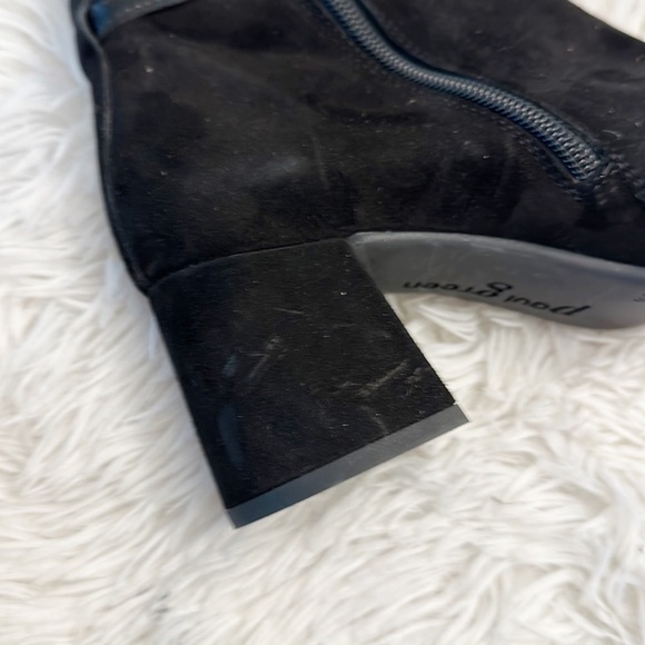$499 NEW Paul Green Sydney Suede Buckle Ankle heel boot women size 4.5 - Picture 5 of 9